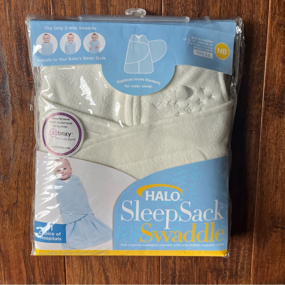 HALO Back To The Moon Sleepsack 100% Cotton Swaddle - Newborn